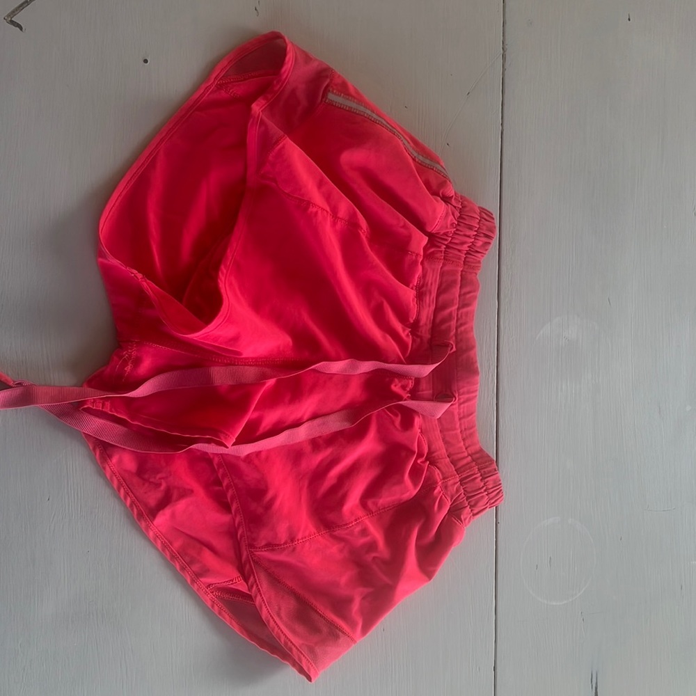 LULULEMON Pink Mesh Running Shorts